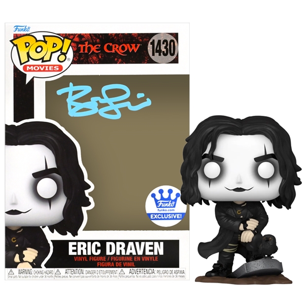 Bill Skarsgard Autographed The Crow Pop Vinyl Figure #1430 Funko Exclusive 