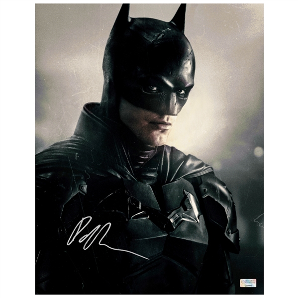   Robert Pattinson Autographed 2022 The Batman Vengeance 11x14 Photo