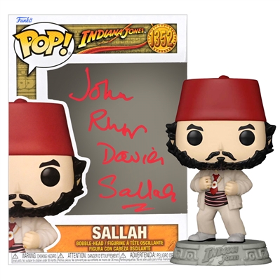   John Rhys-Davies Autographed Indiana Jones Sallah POP Vinyl #1352