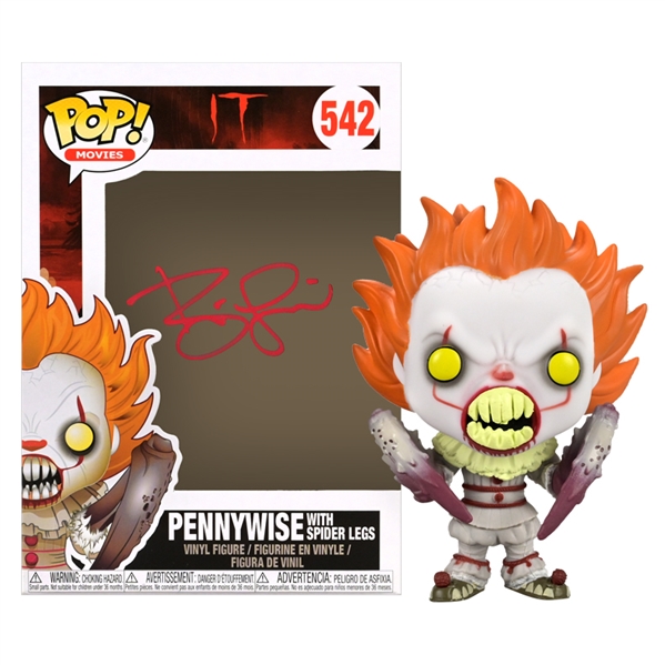 Bill Skarsgård Autographed IT Pennywise #542 POP! Vinyl Figure