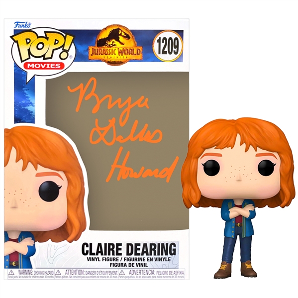 Bryce Dallas Howard Autographed Jurassic World Claire Dearing Pop Vinyl Figure #1209