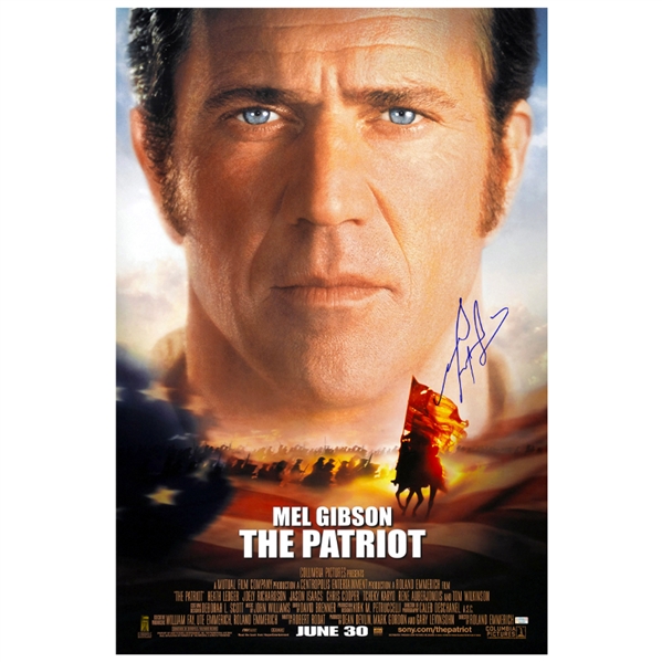  Mel Gibson Autographed 2000 The Patriot Original 27x40 Single-Sided Movie Poster