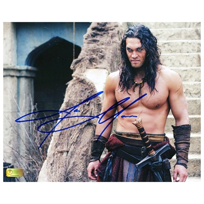 Jason Momoa Autographed Conan the Barbarian Revenge 8x10 Photo