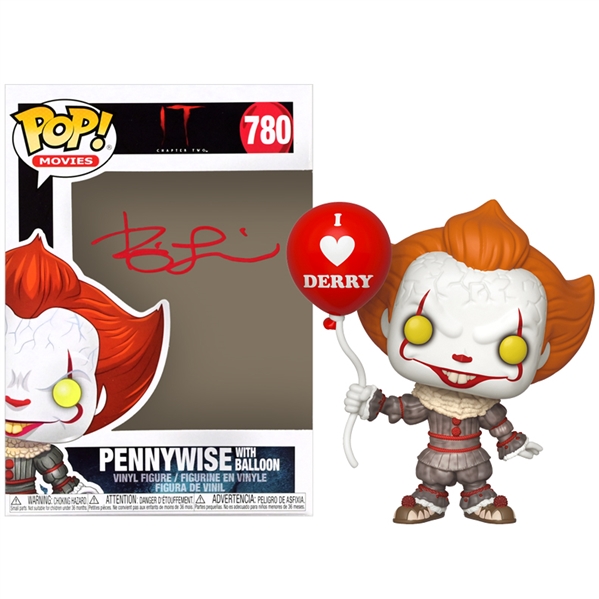 Bill Skarsgård Autographed IT Pennywise #780 POP! Vinyl Figure