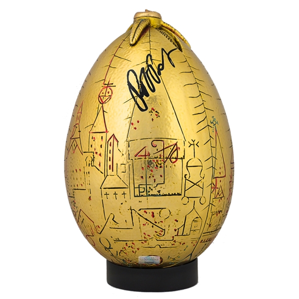  Robert Pattinson Autographed Harry Potter Golden Egg Authentic Prop Replica