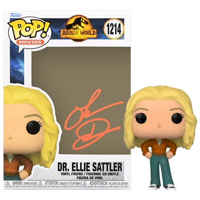 Laura Dern Autographed Jurassic World Dominion #1214 Dr. Ellie Sattler Pop! Vinyl Figure