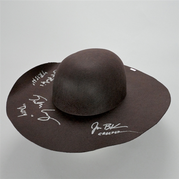 Justin Long, Jonathan Breck, Gina Philips Autographed Jeepers Creepers The Creepers Hat
