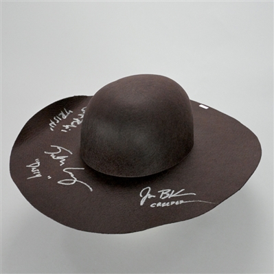 Justin Long, Jonathan Breck, Gina Philips Autographed Jeepers Creepers The Creepers Hat