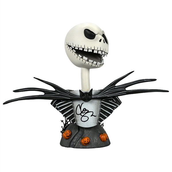  Chris Sarandon Autographed Nightmare Before Christmas Legends in 3D Jack Skellington 1:2 Scale Bust