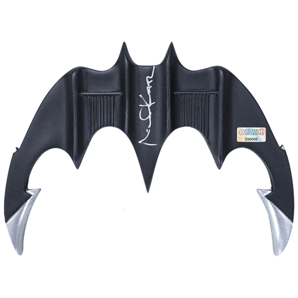  Michael Keaton Autographed 1:1 Scale Batman Batarang