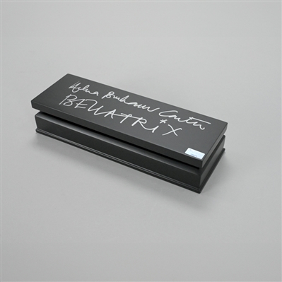 Helena Bonham Carter Autographed Harry Potter Bellatrix Lestrange Dagger Box with Inscription