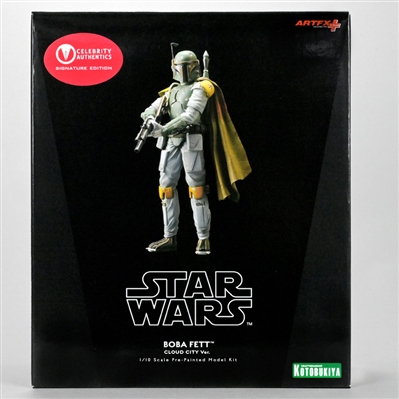 Jeremy Bulloch Autographed Kotobukiya Star Wars The Empire Strikes Back Boba Fett Cloud City ArtFX Statue