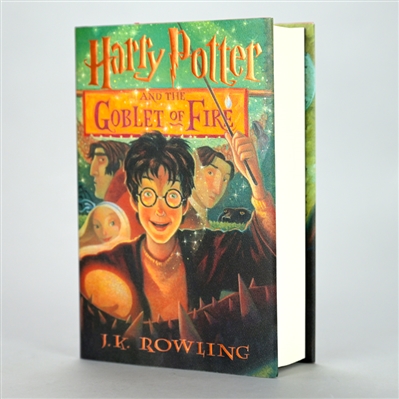 Robert Pattinson Autographed Harry Potter and the Goblet of Fire Hardcover Book 