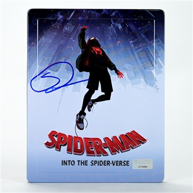 Shameik Moore Autographed Spider-Man Into The Spider-Verse Blu-Ray Steelbook