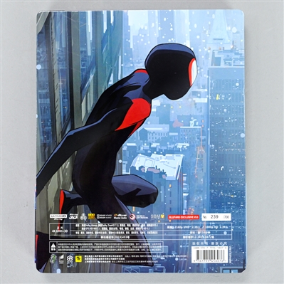 Shameik Moore Autographed Spider-Man Into The Spider-Verse Blu-Ray Steelbook