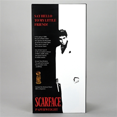 Al Pacino, Steven Bauer Autographed Scarface Tony Montana The World is Yours Statue