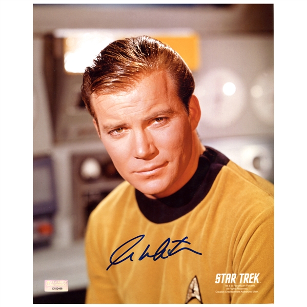 Lot Detail - William Shatner Autographed Star Trek Captain Kirk on Set ...