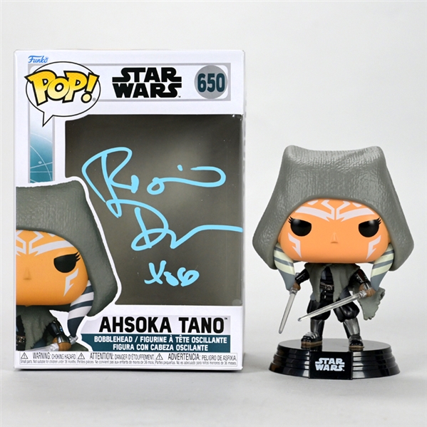 Rosario Dawson Autographed Star Wars Ahsoka Tano Pop Vinyl Figure #650