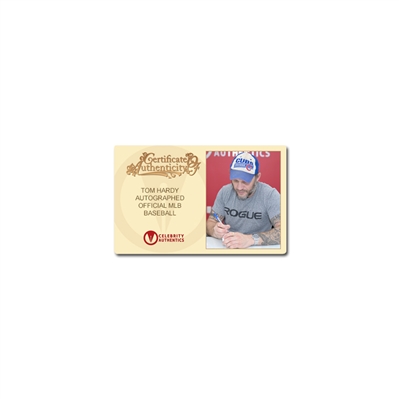 Tom Hardy Autographed Rawlings Official Major League Baseball