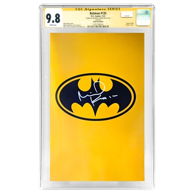Michael Keaton Autographed 2023 Batman #135 Gold Foil Virgin Variant CGC SS 9.8