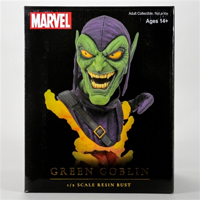 Willem Dafoe Autographed Marvel Green Goblin 1/2 Scale Resin Bust