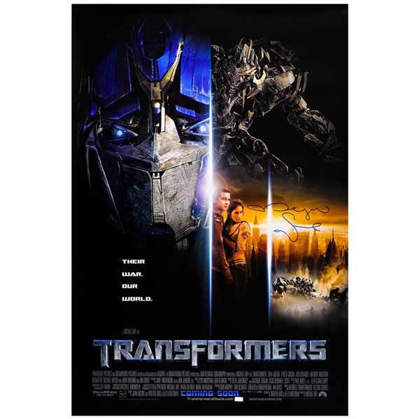 Megan Fox Autographed Transformers Double Sided 27x40 Advance Movie Poster