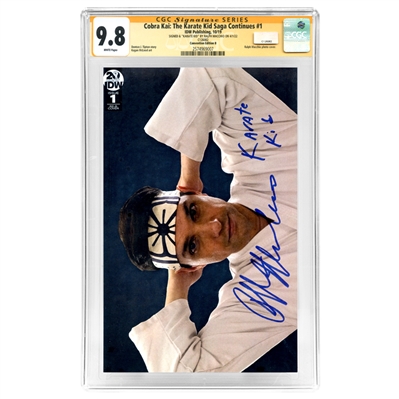 Ralph Macchio 2019 Cobra Kai: The Karate Kid Saga Continues #1 Convention Edition B CGC SS 9.8