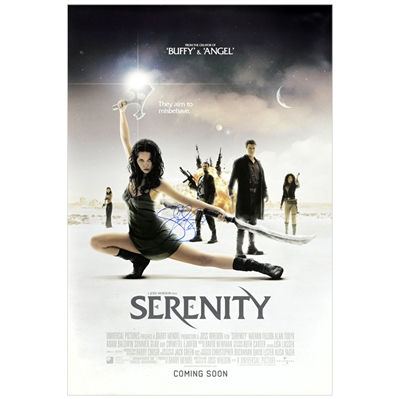 Summer Glau Autographed Serenity 27x40 Movie Poster