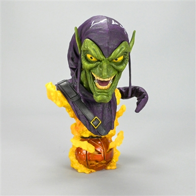Willem Dafoe Autographed Marvel Green Goblin 1/2 Scale Resin Bust