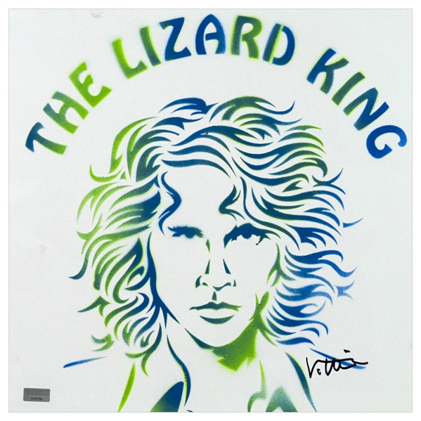 Val Kilmer Autographed Original 12x12 The Doors The Lizard King Pop Artwork * Created By Val Kilmer