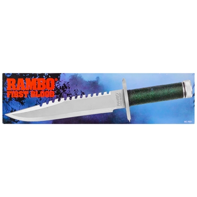 Sylvester Stallone Autographed Rambo First Blood Knife
