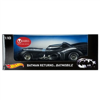 Michael Keaton Autographed Mattel 1992 Batman Returns 1:18 Scale Die-Cast Batmobile