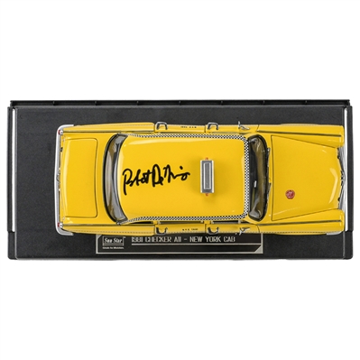 Robert De Niro Autographed 1976 Taxi Driver 1:18 Scale Yellow Die-Cast New York City Checker Taxi Cab