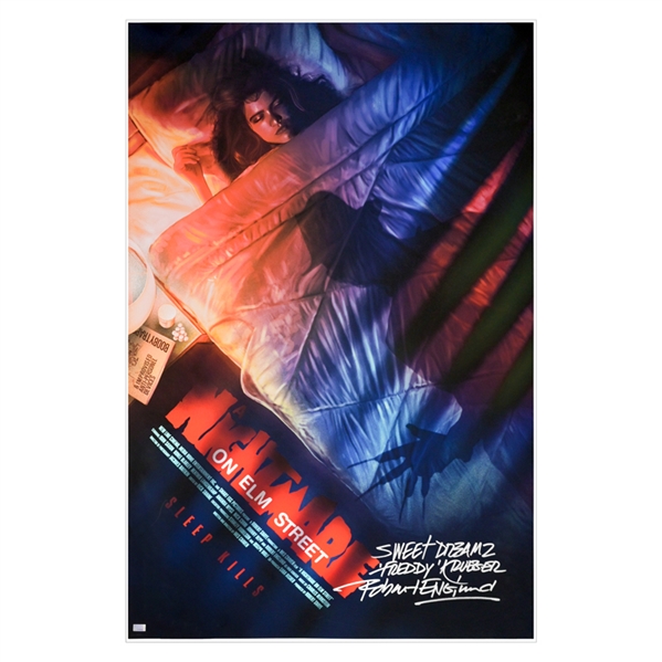 Robert Englund Autographed Rich Davies Sleep Kills 24x36 Giclée Print