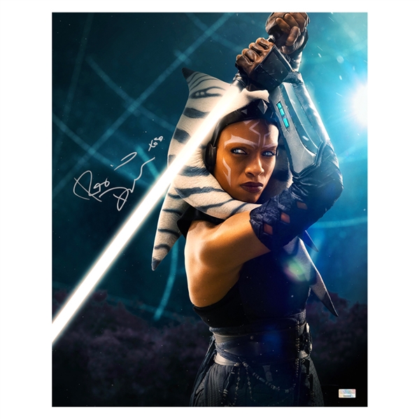 Rosario Dawson Autographed 2023 Star Wars Ahsoka 16x20 Photo