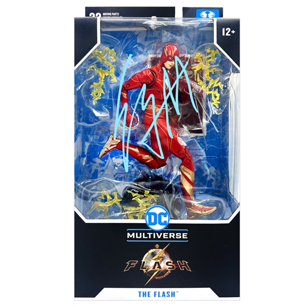 Ezra Miller Autographed McFarlane The Flash 7" Figure