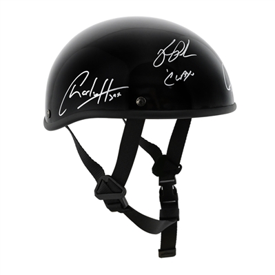 Charlie Hunnam, Ryan Hurst, Ron Perlman, Theo Rossi Autographed Sons of Anarchy Voss Motorcycle Helmet