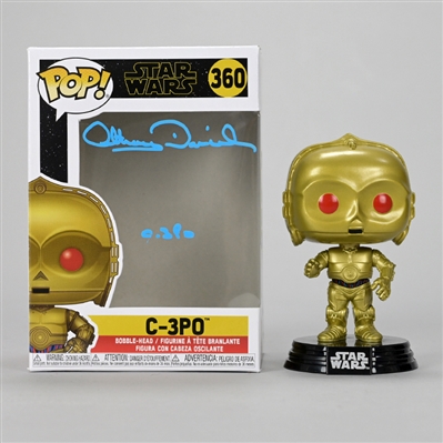 Anthony Daniels Autographed Star Wars C-3PO Pop Vinyl #360