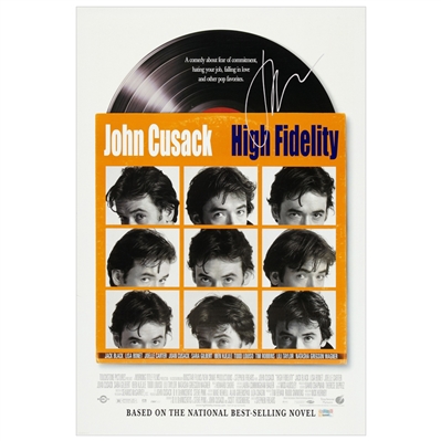 John Cusack Autographed High Fidelity 16x24 Movie Poster