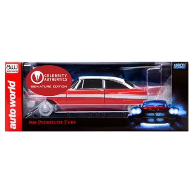 John Carpenter Autographed Christine (1983) 1958 Plymouth Fury 1:18 Diecast Car