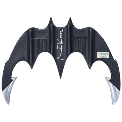 Michael Keaton Autographed 1:1 Scale Batman Batarang