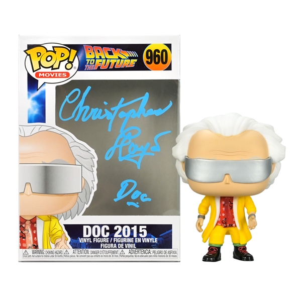 Christopher Lloyd Autographed Back to The Future 2015 Doc POP Vinyl #960