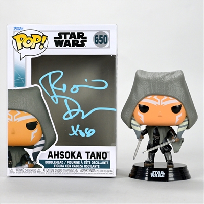 Rosario Dawson Autographed Star Wars Ahsoka Tano Pop Vinyl Figure #650