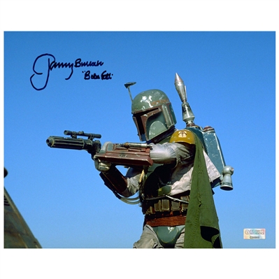 Jeremy Bulloch Autographed Star Wars: Return of the Jedi Boba Fett 8x10 Action Photo