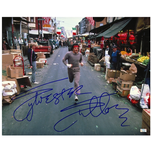 Sylvester Stallone Autographed Rocky Philadelphia Freedom 16x20 Photo