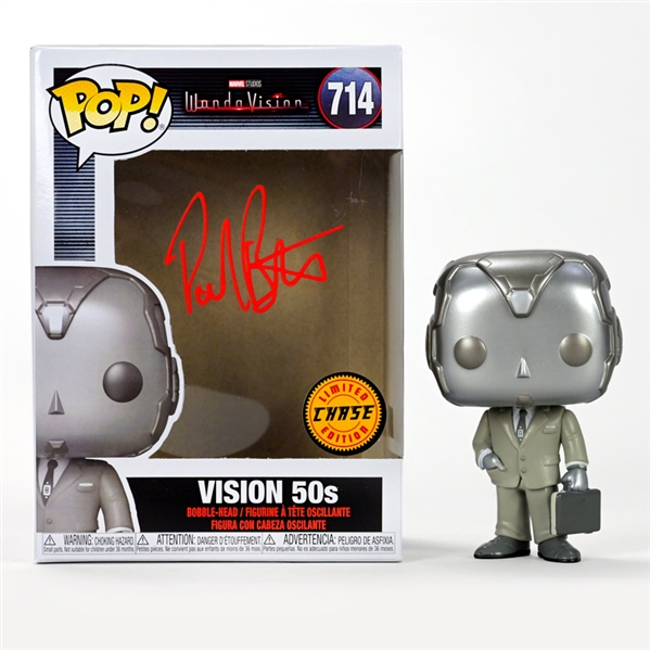 Paul Bettany Autographed WandaVision Vision 50s Pop Vinyl Figure #714