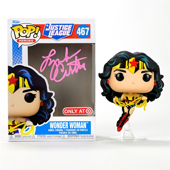 Lynda Carter Autographed Funko Justice League Wonder Woman Target Exclusive Pop Vinyl Figure #467