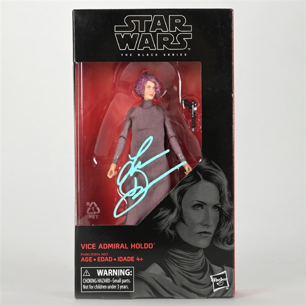 Laura Dern Autographed Star Wars The Black Series Vice Admiral Holdo Action Figure