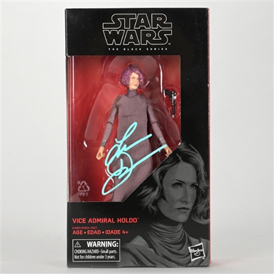 Laura Dern Autographed Star Wars The Black Series Vice Admiral Holdo Action Figure