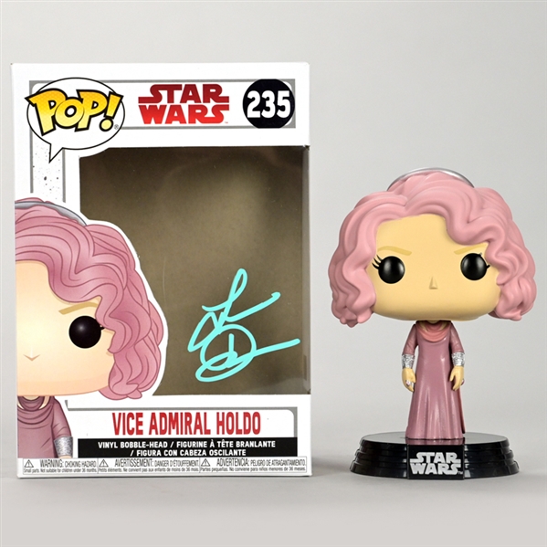 Laura Dern Autographed Star Wars Vice Admiral Holdo Pop Vinyl Figure #235